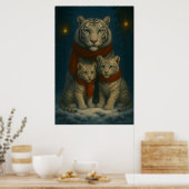 Poster White Tiger – Guardian of Light – ManJiangHong Art (Cuisine)