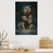 Poster White Tiger – Guardian of Light – ManJiangHong Art (Cuisine)