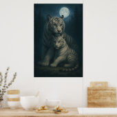 Poster White Tiger – Guardian of Light – ManJiangHong Art (Cuisine)