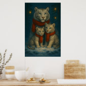 Poster White Tiger – Guardian of Light – ManJiangHong Art (Cuisine)