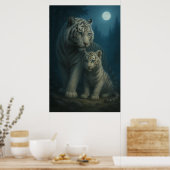 Poster White Tiger – Guardian of Light – ManJiangHong Art (Cuisine)