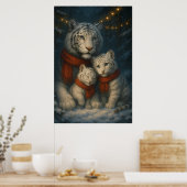Poster White Tiger – Guardian of Light – ManJiangHong Art (Cuisine)