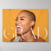 Poster White Transparent Photo Moderne Grad 2024 School (Devant)