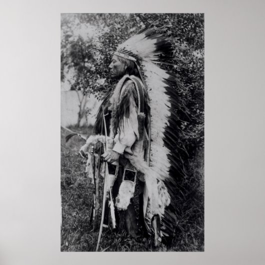 Poster White Wolf, un chef Comanche, c.1891-98 (Devant)