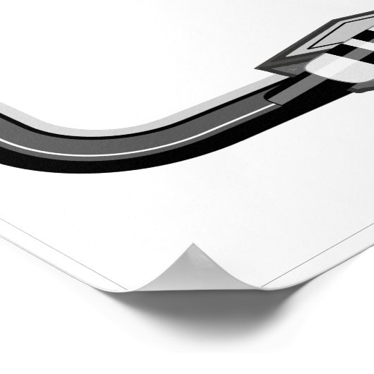 Poster Whiteboard, Customisez votre texte (Coin)