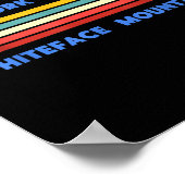 Poster Whiteface Mountain New York Skiing Skier Ski Retro (Coin)