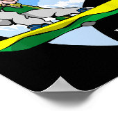 Poster Whiteface Mountain New York Snowboard (Coin)