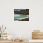 Poster Whitehaven Beach, Hill Inlet, Tounge Point, (Cuisine)