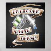 Poster WhiteTrash (Devant)