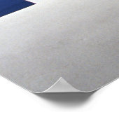 Poster Whitewashed Church with Blue Dome, Santorini (Coin)