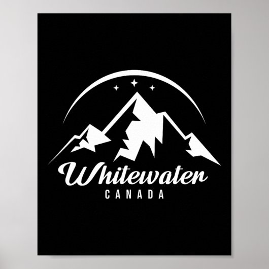 Poster Whitewater Canada Station de ski Ski Snowboard (Devant)