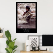 Poster Whitewater Kayaking (Bureau à domicile)