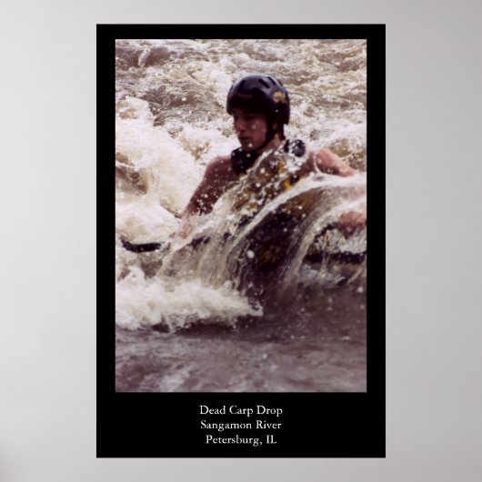 Poster Whitewater Kayaking (Devant)