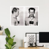 POSTER WHITEY BULGER ALCATRAZ MUGSHOT 1959 (Bureau à domicile)