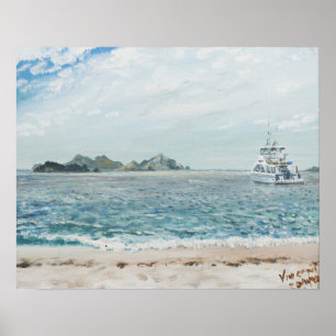 Poster Whitsunday Islands Australia. 1998