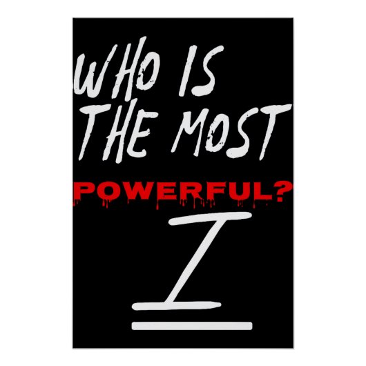 Poster Who Is The Most Powerful? I (Devant)