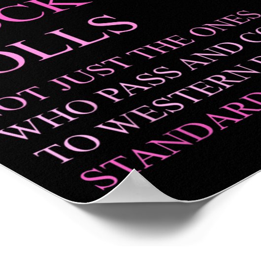 Poster Who P And Conform To Western Beauty Standards  (Coin)