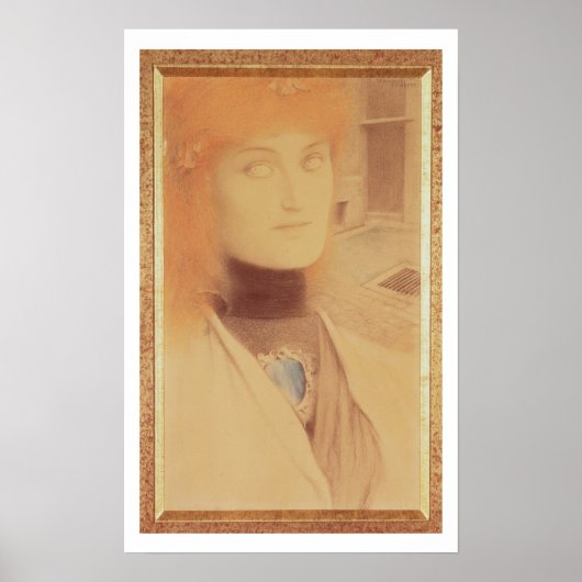 Poster Who Shall Deliver Me ? (coloured pencil on paper) (Devant)