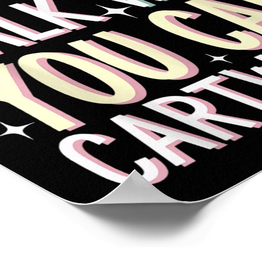 Poster Why Walk When You Can Cartwheel  (Coin)