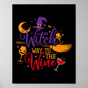 Poster Wicca, Halloween Boire pour Wicca