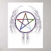 Poster Wicca Tribal (Devant)