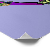 Poster Wiccan Star et Butterflies (Coin)