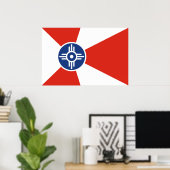 Poster Wichita, Kansas, États-Unis (Bureau à domicile)