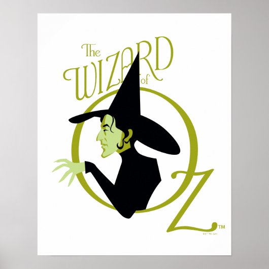 Poster Wicked Witch™ L'Assistant Du Logo Oz™ (Devant)