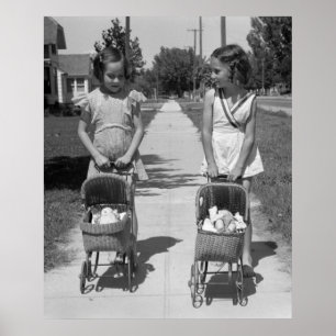 Poster Wicker Doll Buggy, 1941