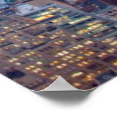 Poster Wide view of Manhattan at sunset (Coin)