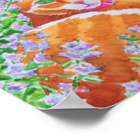 Poster Widget sur le chemin du jardin (Coin)