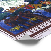 Poster Wieliczka Polen / Pologne Travel Salt Mine Art (Coin)