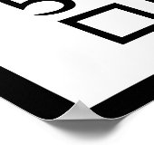 Poster Wiener Werkstaette monochrome d'Amérique (Coin)