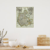 Poster Wiesbaden et Francfort Allemagne (Cuisine)