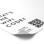 Poster Wifi Password | QR Code Scan to Connect (Coin)
