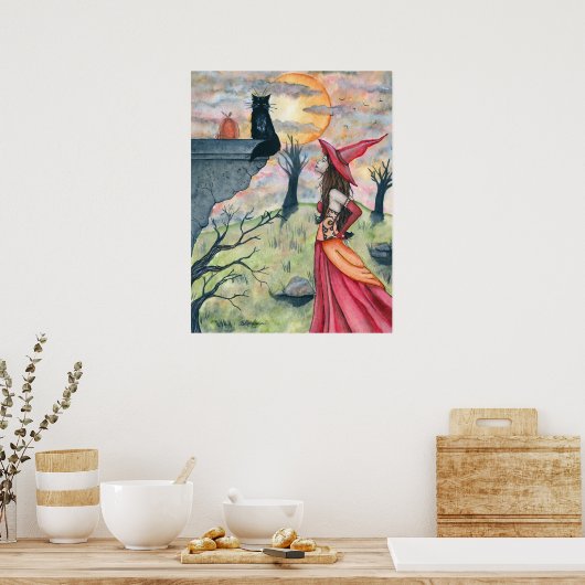 Poster Wiggles et l'affiche de sorcière (Cuisine)