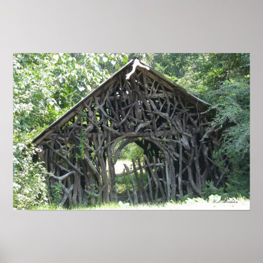 Poster wijnbouwkatoen (Voorkant)