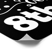 Poster Wild À propos 8e année Enseignant élève drôle (Coin)