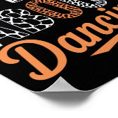 Poster Wild About Dancing - Typographie Motif animale (Coin)