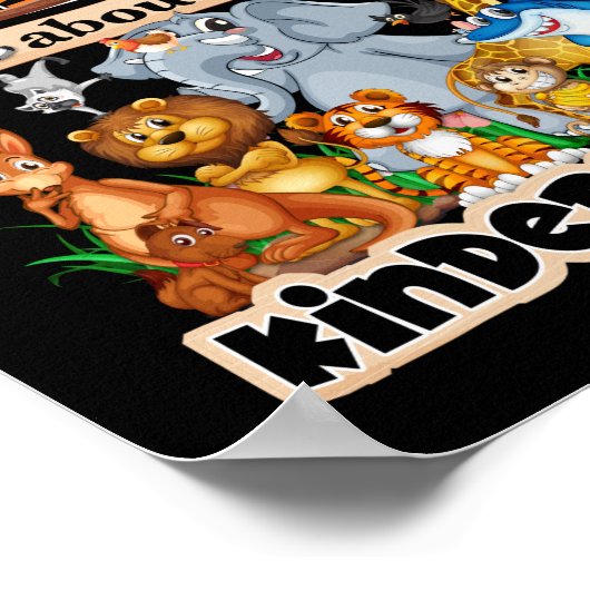 Poster Wild About Kindergarten (Coin)