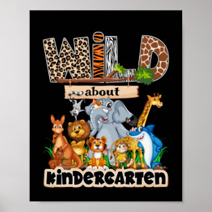 Poster Wild About Kindergarten