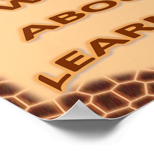 Poster Wild About Learning (Coin)