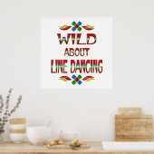 Poster Wild About Line Dancing (Cuisine)