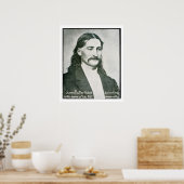 Poster 'Wild Bill' Hickok (b/w photo) (Cuisine)
