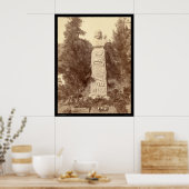 Poster Wild Bill Hickok Monument SD 1891 (Cuisine)