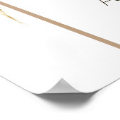 Poster Wild Boho Protea Pampas Grass Mariage Bienvenue (Coin)