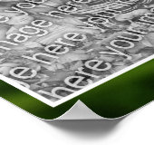 Poster Wild Fleabane Daisy Cadre Fleur Ajouter Votre Phot (Coin)