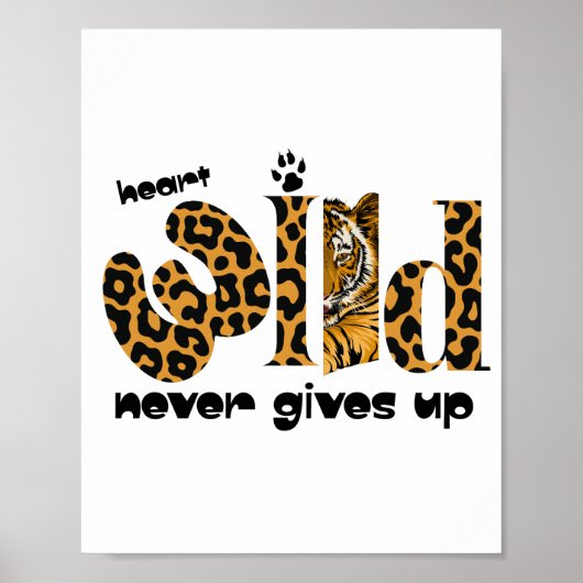 Poster wild heart (Devant)