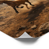 Poster Wild Horse in Motion (Coin)