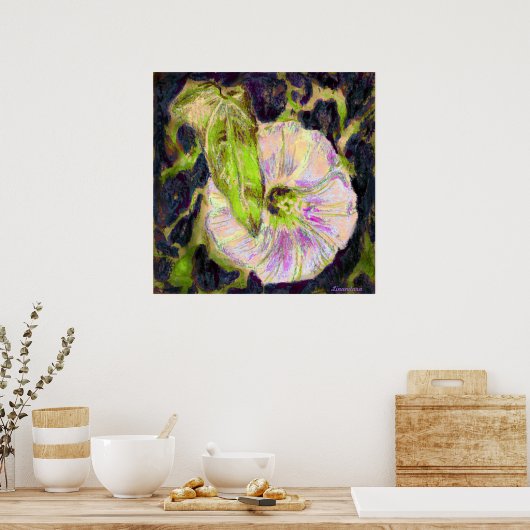 Poster Wild Morning Glory par Alexandra Cook (Cuisine)